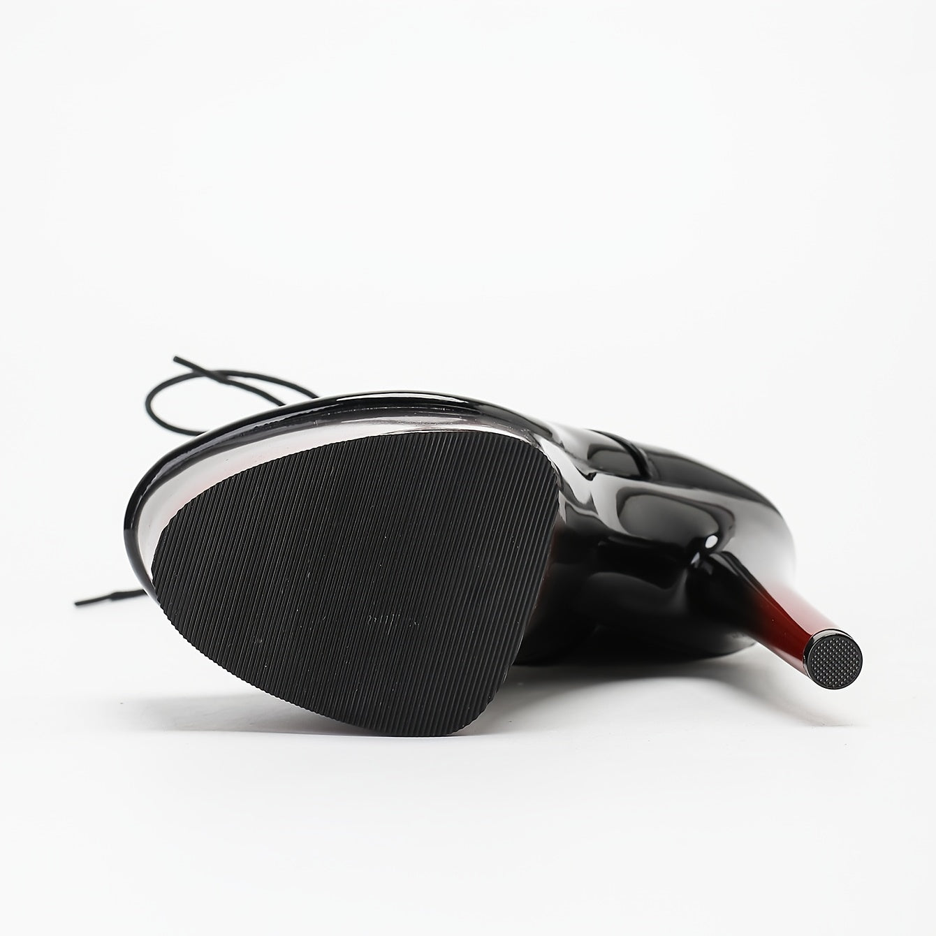 Women's Mid-Calf Boots 17cm Heel Synthetic Upper Color Block Zipper