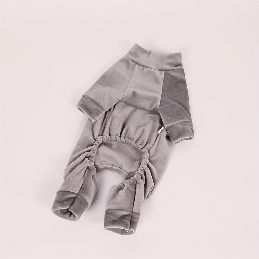 Super Soft Small Dog Jumpsuit All-Season Pullover Polyester Knit