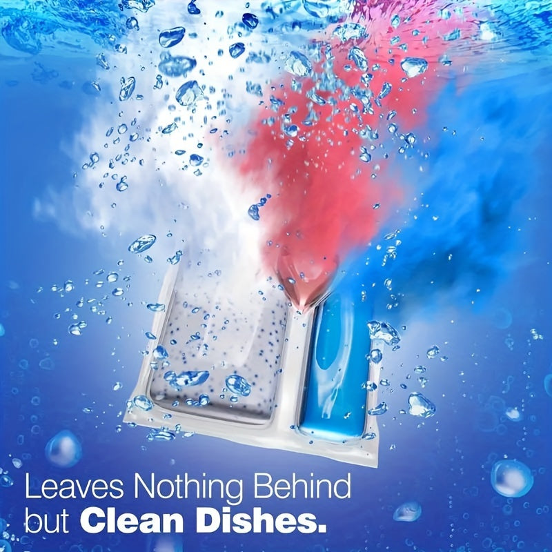 Cápsulas para lavavajillas líquido todo en uno, poder de limpieza triple acción para grasa y manchas