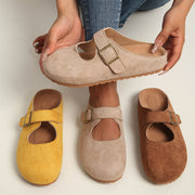 Women's Slip-On Mule Shoes Thick Sole Open Toe Casual Comfort