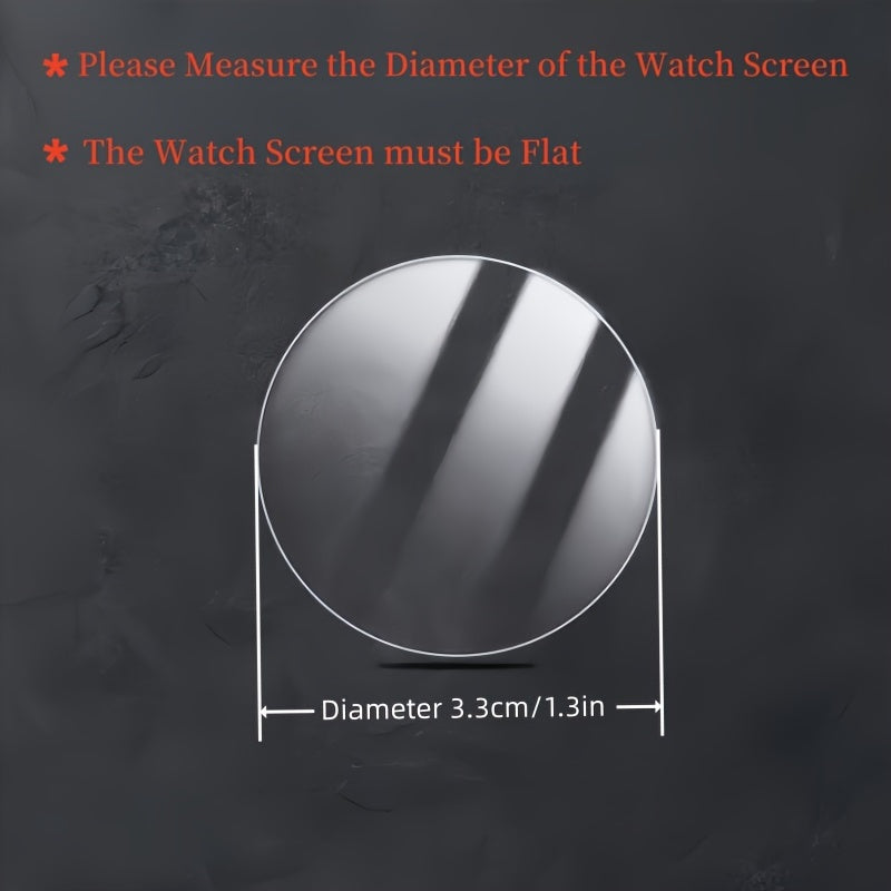 3-комплект защитных стекол из закаленного стекла для умных часов 24-46мм, твердость 9H, против царапин