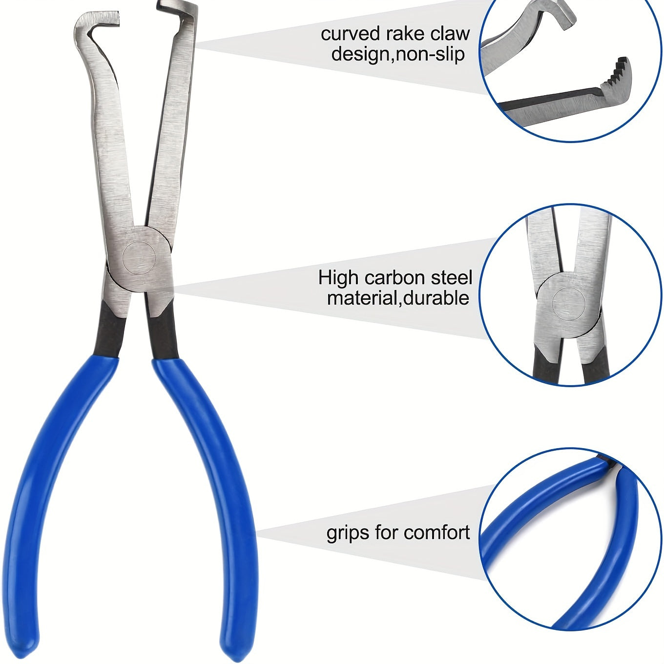 Электрические кусачки для отключения, непоскользящие, с фиксирующейся вкладкой, соединитель, автомобильные, синий