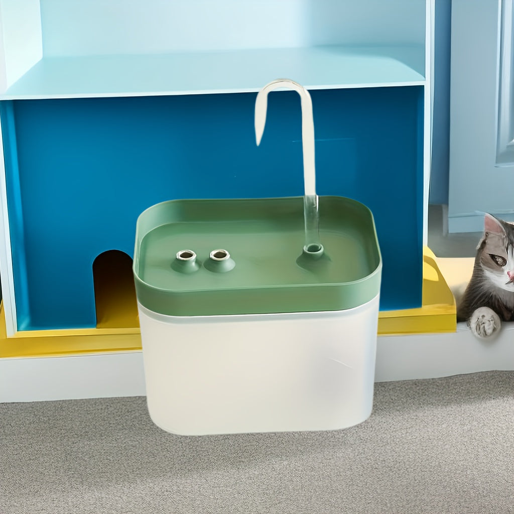 USB-Powered Pet Water Fountain for Cats and Dogs with Adjustable Flow No Batteries Needed