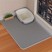 Double-Layer EVA Cat Litter Mat with Filter for Sand Control