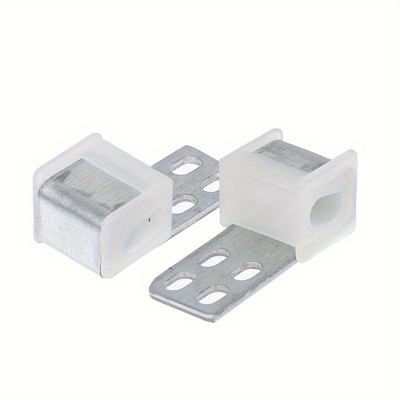 2-Pack White Metal Sofa Spring Clips for Couch Cushion Repair