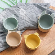 Silicone Baby Food Bowl BPA-Free Non-Toxic Toddler Feeding Tableware