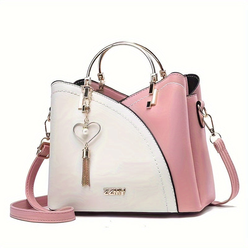 Onalar kuni sovg'asi: zamonaviy onalar uchun qarama-qarshi ranglarda uslubiy kichik yelka sumkasi, Pasxa uchun mukammal.