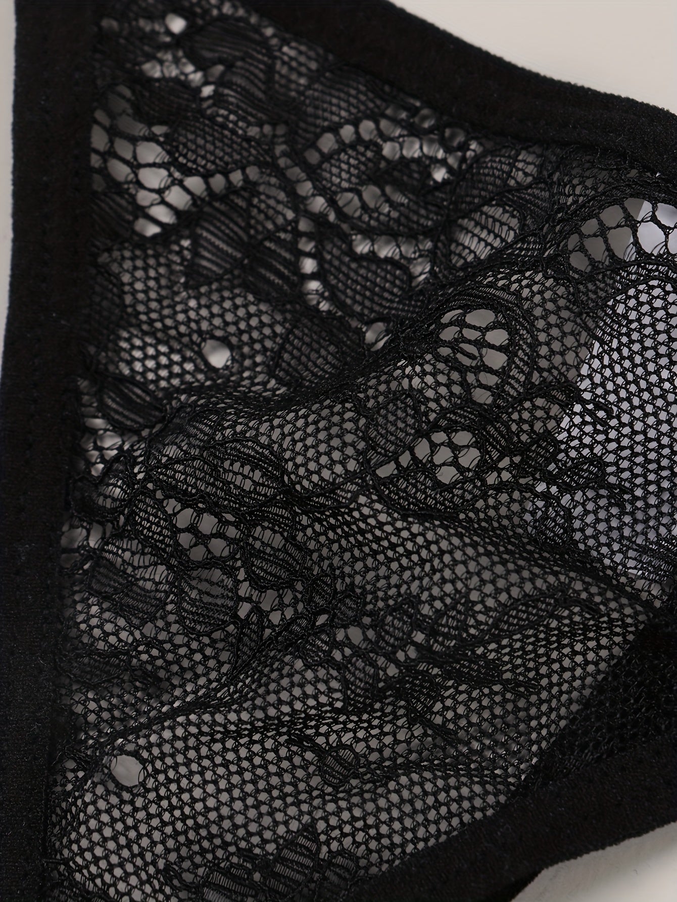 Women's Lace Thong with Pearl Detail Lingerie