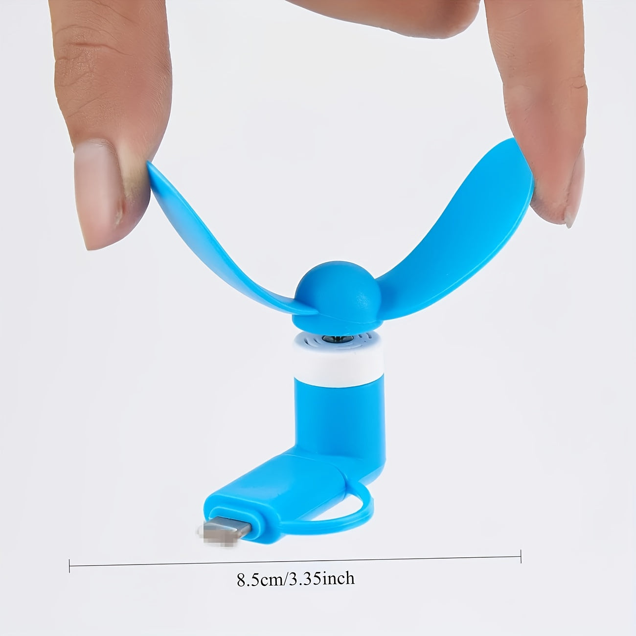 Мини USB Вентилятор для телефона 7/5/3/1 шт. Портативный тихий для путешествий на открытом воздухе Совместим с адаптером Type-C