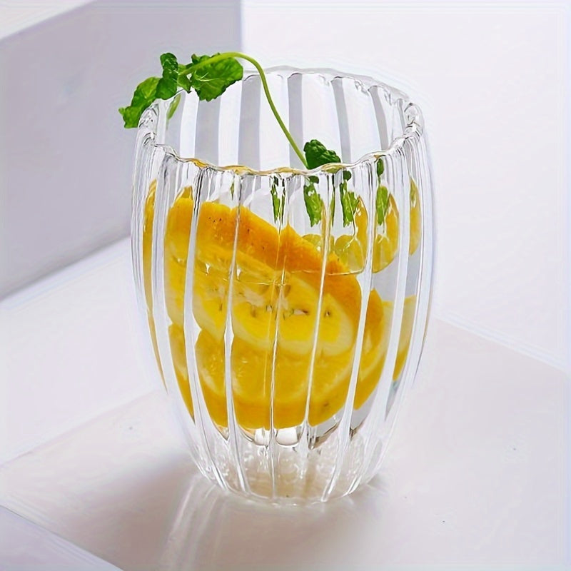 Double-Layer Heat-Resistant Glass Cups for Coffee Milk Cold Drinks 4 Pack