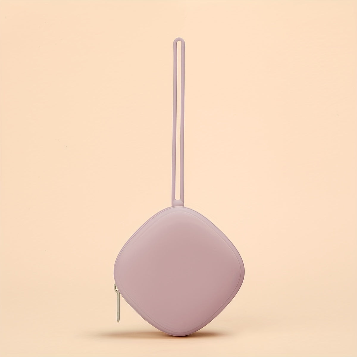 Силиконовый чехол для сосок для младенцев с молнией, ремешком и карманом для соски без BPA. Портативный контейнер для сосок, изготовленный из силикона.