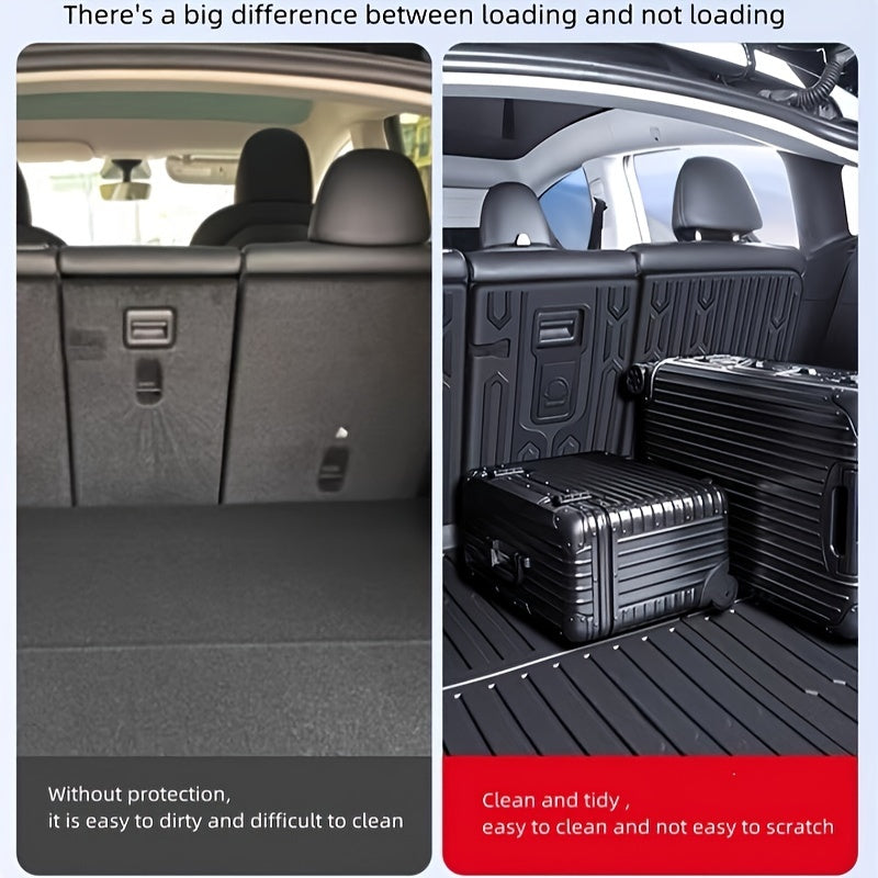 Trunk Mat for Tesla Model Y TPE Cargo Liner Non-Slip Durable Wear-Resistant
