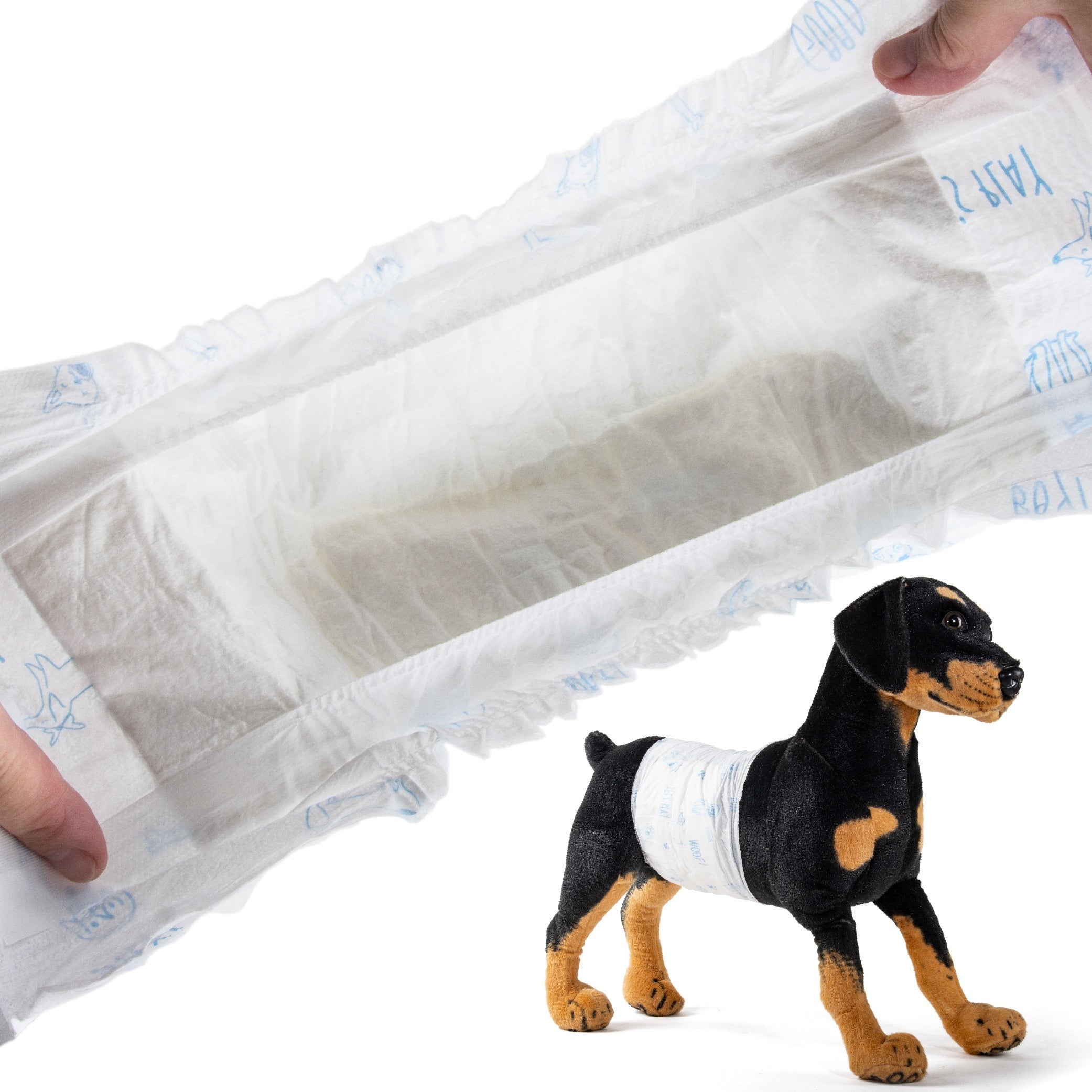 Ultra Absorbent Disposable Dog Diapers for Puppies and Elderly Dogs Leakproof Incontinence and Post-Surgery