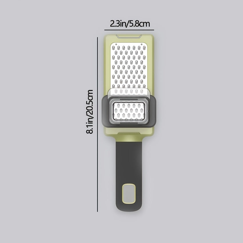 Manual Kitchen Garlic Grinder and Cheese Grater for Fresh Food Preparation