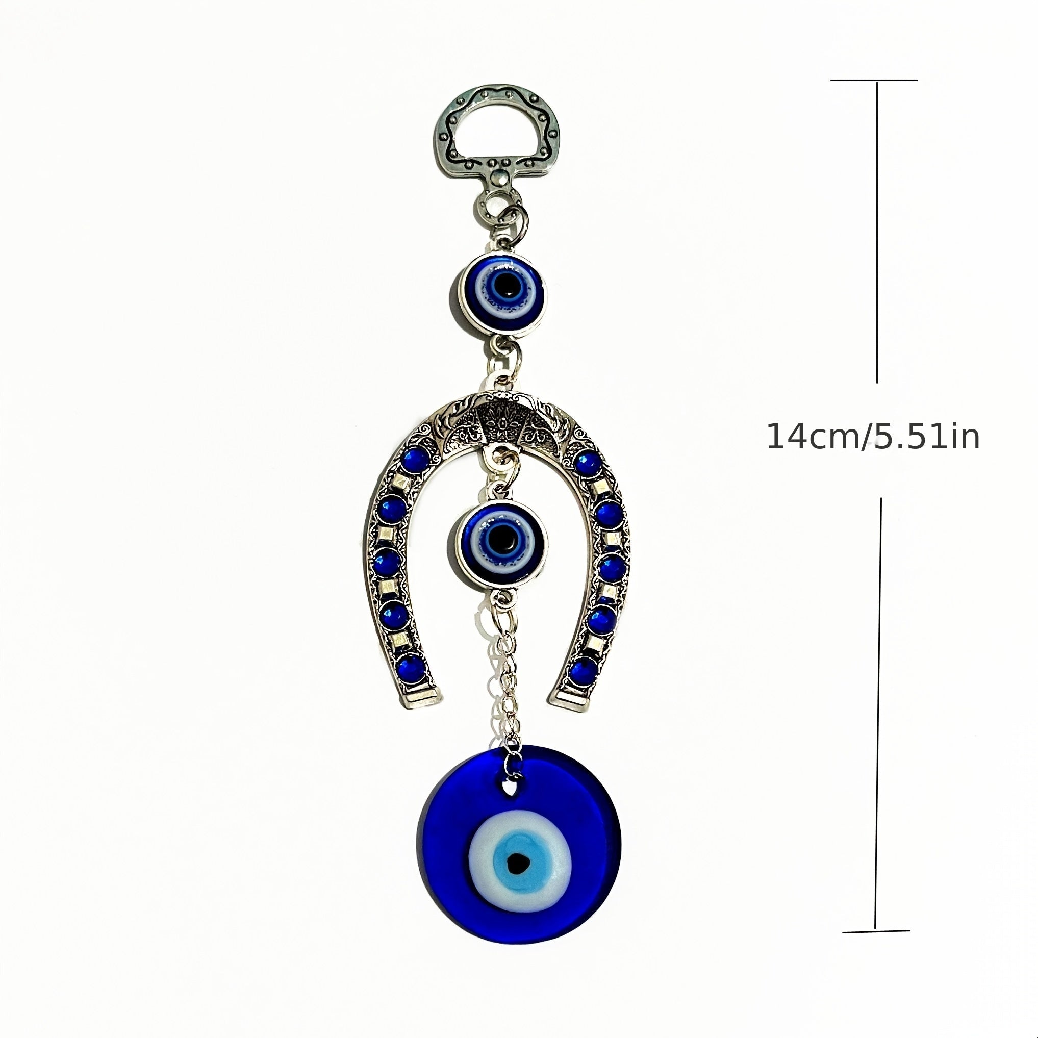 Blue Eye Jewelry Devil's Eye Pendant for Car Home Decoration Keychain Gift