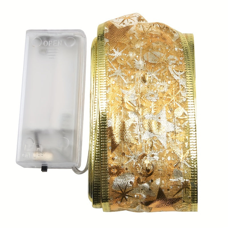 Rojdestvo LED chiziqli chiroqlar 6.5ft 20pcs Velur pardoz chiroqlari ichki va tashqi bezak