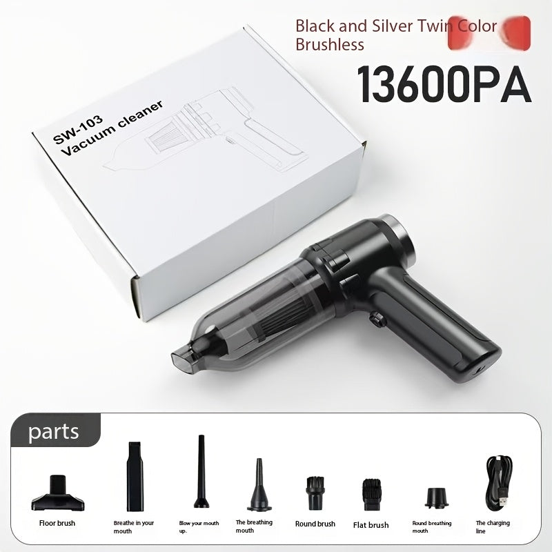 Wireless Handheld Vacuum Cleaner with HEPA Filter and Adjustable Settings