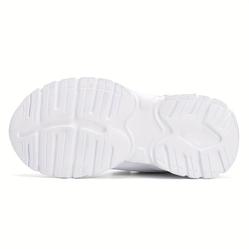 Unisex Kids' Casual Sneakers Lightweight Solid Color Low Top for Outdoor Activities