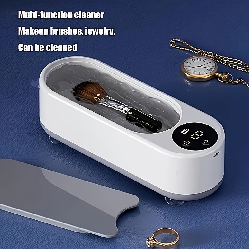 USB Ultrasonic Cleaner for Glasses Jewelry Watches Makeup Brushes Rechargeable