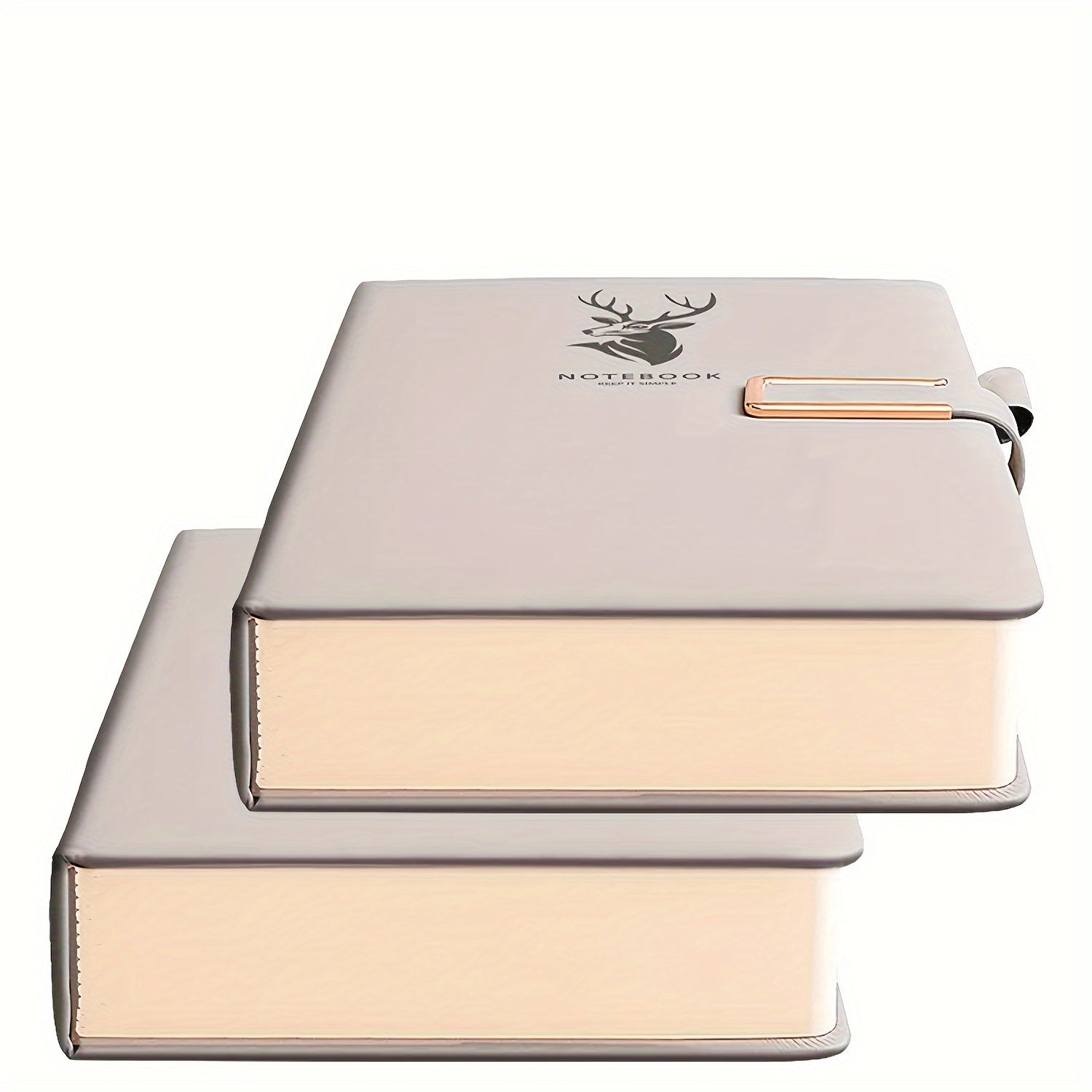 Ultra-Thin Waterproof A5 Notebook with Soft Cover and Bookmark for Office and School