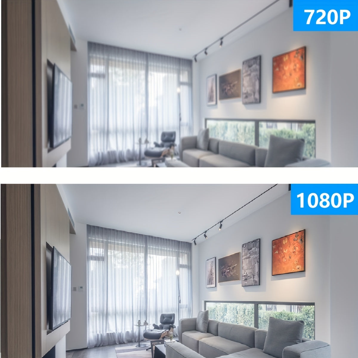 Wireless Indoor Security Camera 1080P HD PTZ Two-Way Audio Motion Detection WiFi App Control Apple HomeKit Wall Mount