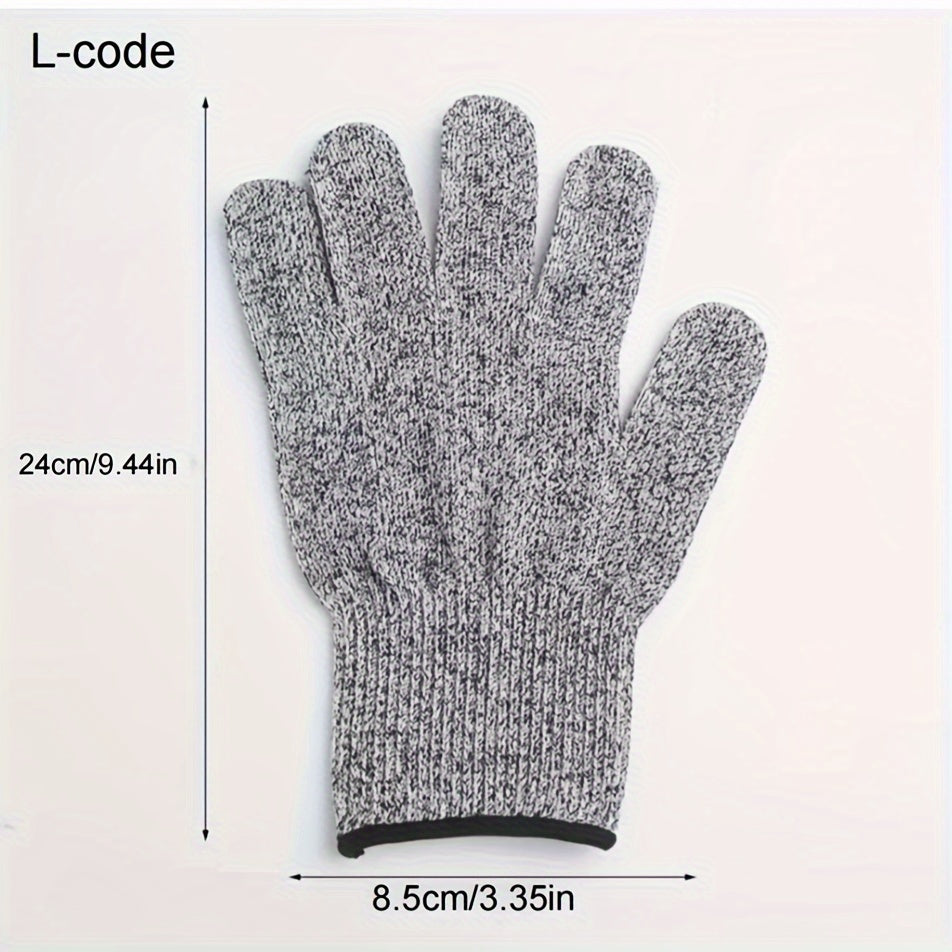 Unisex HPPE Cut-Resistant Gloves for Kitchen, Woodworking, Gardening