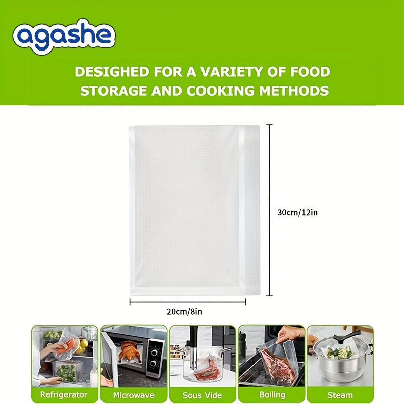 50 dona Og'ir Vaznli Suvni Yopish uchun Qoplar, Oziq-ovqatni Saqlash, Pichoqga chidamli, Muzlatgichda Saqlash