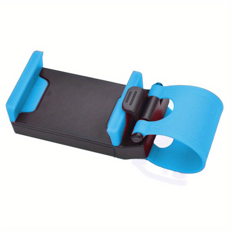 Car Steering Wheel Phone Holder Durable ABS Mount for Navigation and Calls