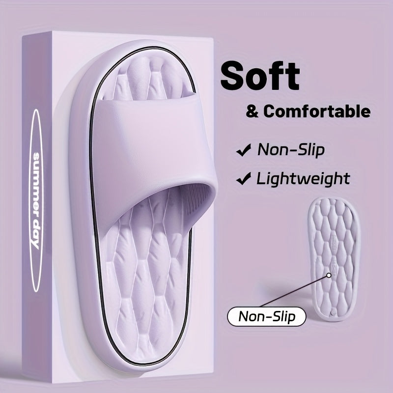 Ayollar uchun EVA slayd shlyapki, sirg‘almas, yostiqlangan ichki va tashqi plyaj poyabzali