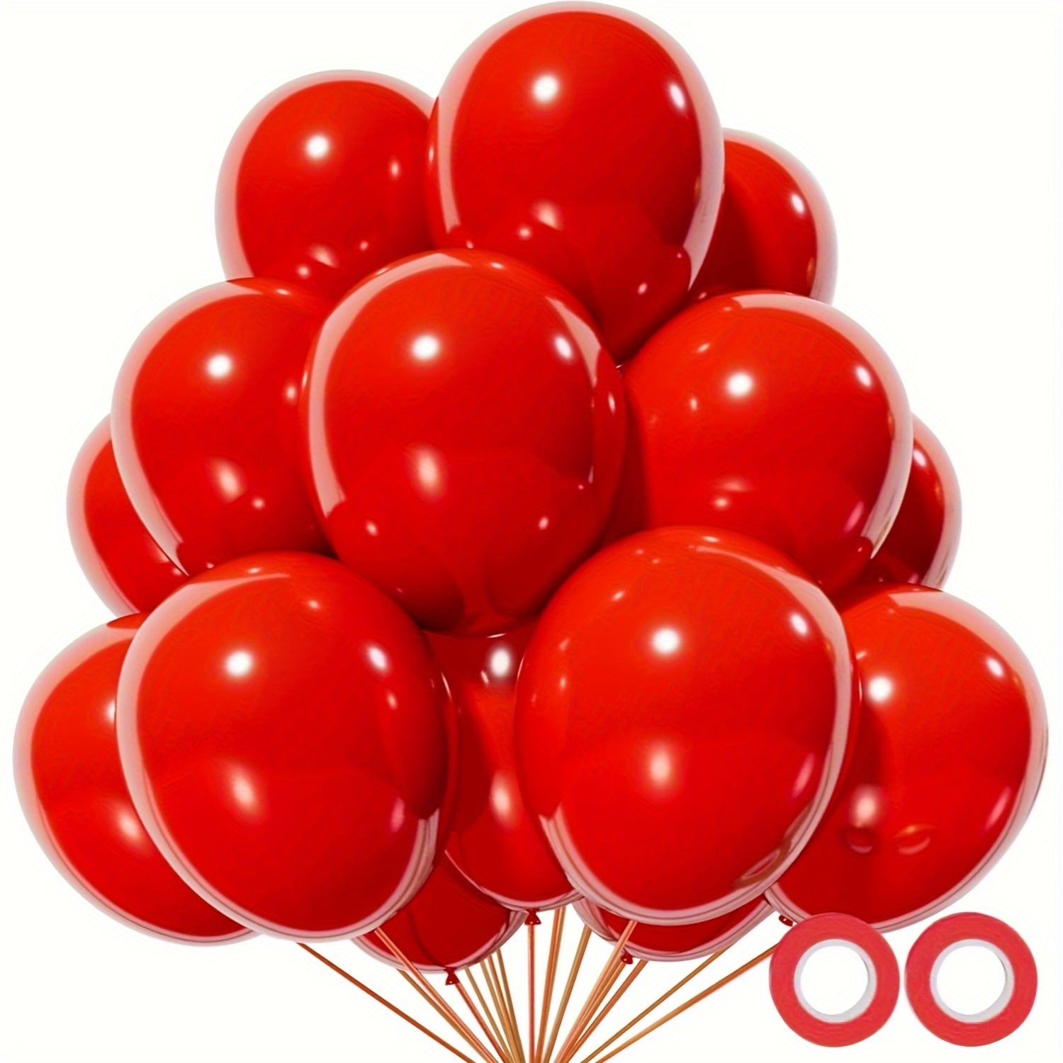 62pcs Multicolored Latex Balloons for Birthdays Weddings Graduations Baby Showers