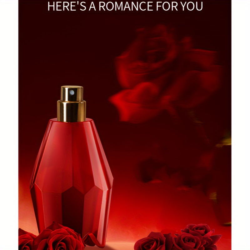 Red Rose Perfume for Women Long-Lasting Floral Scent 50ml Gift Alcohol-Free