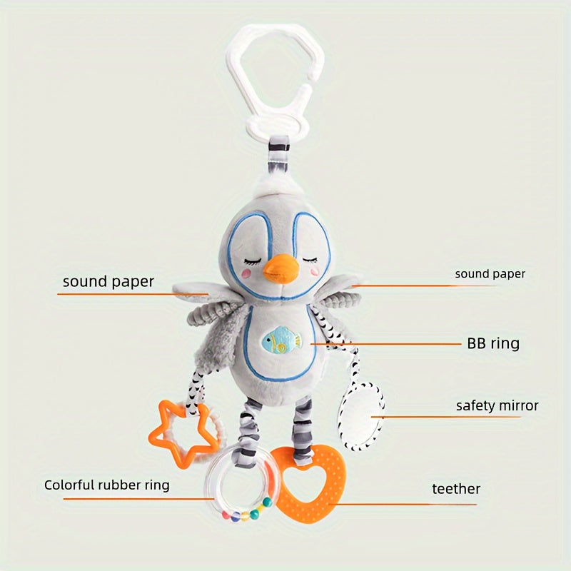 Cute Animal Plush Toy for Babies Nursery Car Seat Stroller Soft Stuffed Animal Gift