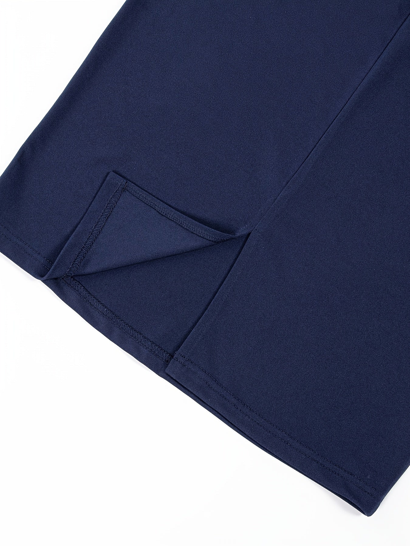 Plus Size Solid Split Bodycon Skirt for Spring Summer Women’s Slim Skirt