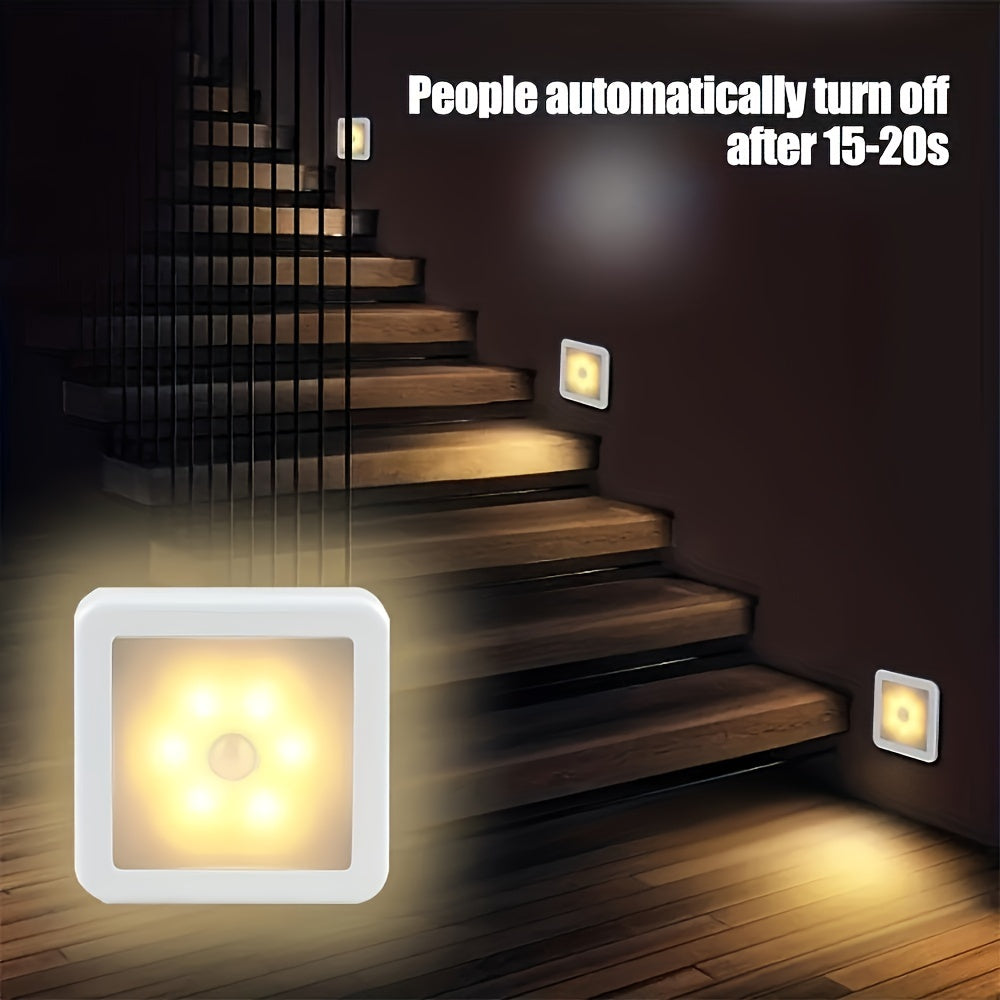 LED Motion Sensor Night Light for Indoor Bathroom Bedroom Hallway Staircase