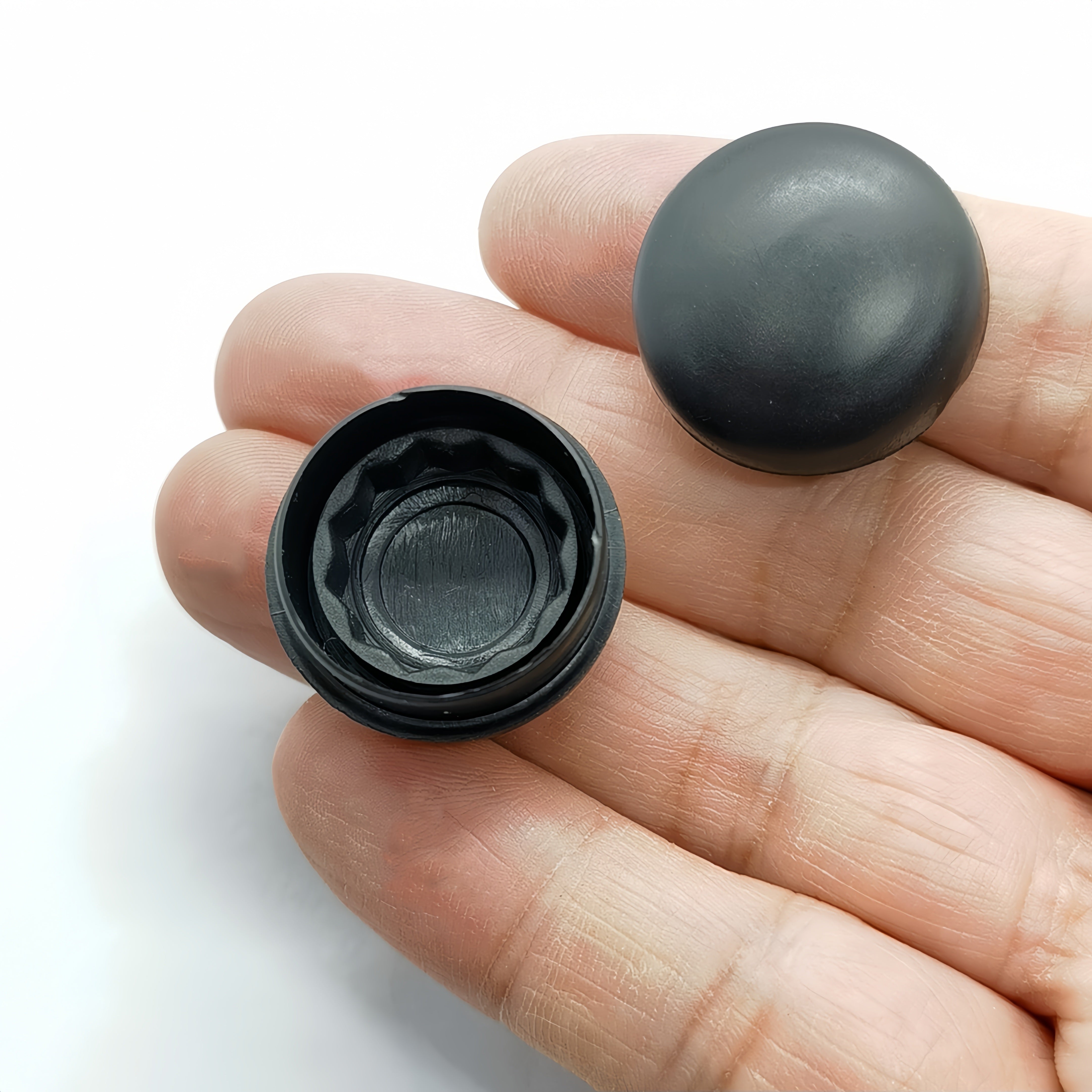 2 Pcs Universal Rubber Wiper Arm Nut Caps for Cars Replacement Accessories