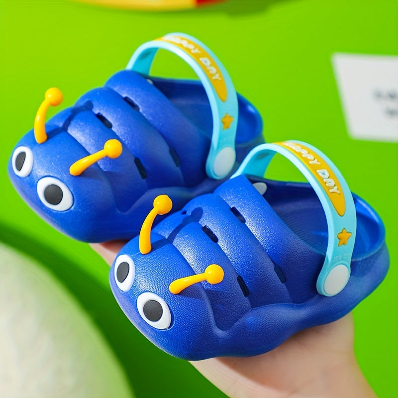 Yoz uchun bolalar EVA klogs, sirg‘almas, engil PVC hayvonlar bosimi bilan bolalar poyabzali