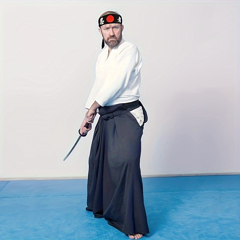 Cotton Knit Headband for Sushi Chefs and Karate Enthusiasts, Breathable, Adjustable