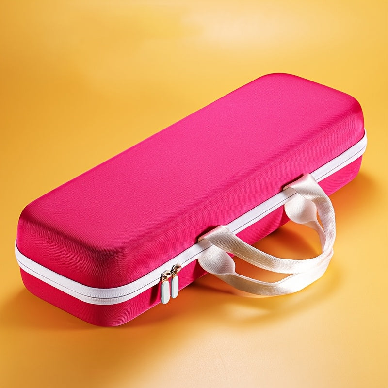 Nylon Travel Case for Straighteners Shockproof Dustproof with Mesh Pockets Handle Zipper