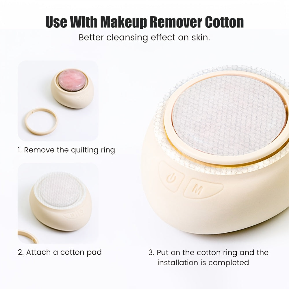 Jade Electric Facial Massager with 4 Modes USB Rechargeable Portable Skin Care Device