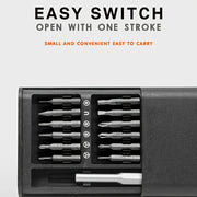 25-in-1 Precision Screwdriver Set for Mobile Phone and Tablet Repair with Multiple Screw Heads