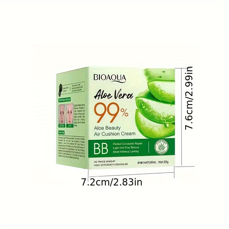 Goʻzallik Yostiq BB Krema Oʻrtacha Qoplam Aloe Vera Tabiiy Yakun Barcha Turi Terilar uchun