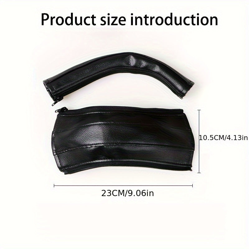 Removable PVC Faux Leather Stroller Armrest Protector for Safety