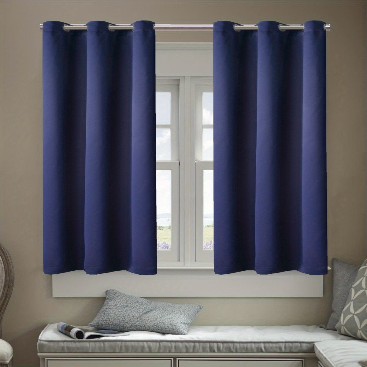 Heat Insulation Window Films Set of 2, UV Protection, Glare Reduction, Privacy