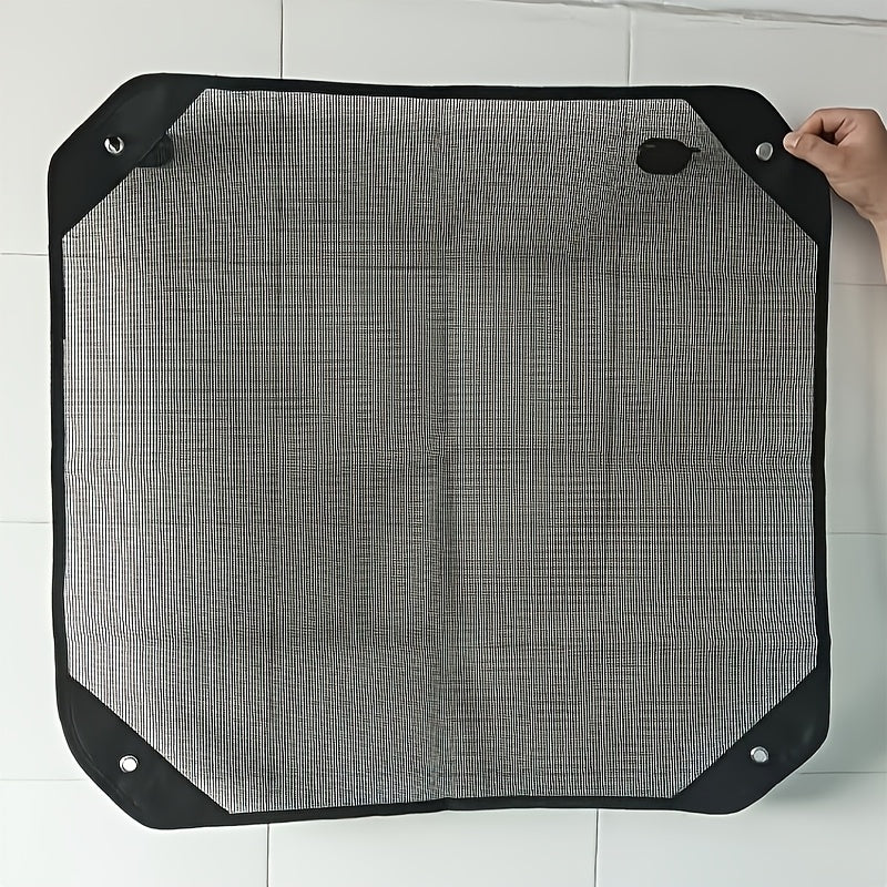 Outdoor Air Conditioner Cover Waterproof Plastic with Hooks for Ventilation