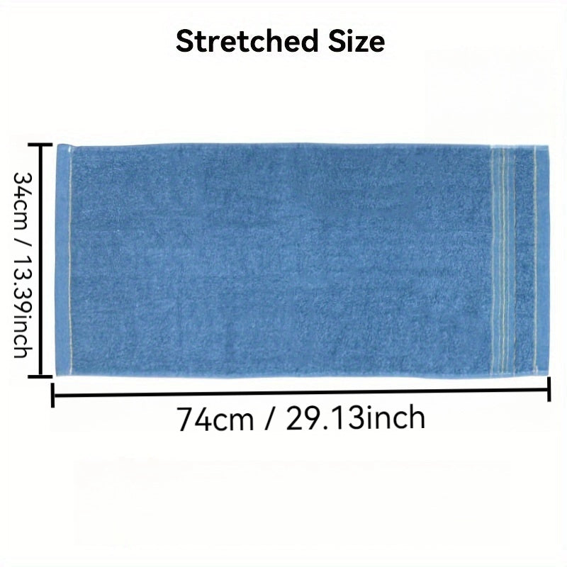 Cotton Hand Towels 500 GSM Super Absorbent Striped Pattern for Bathroom Face Hair