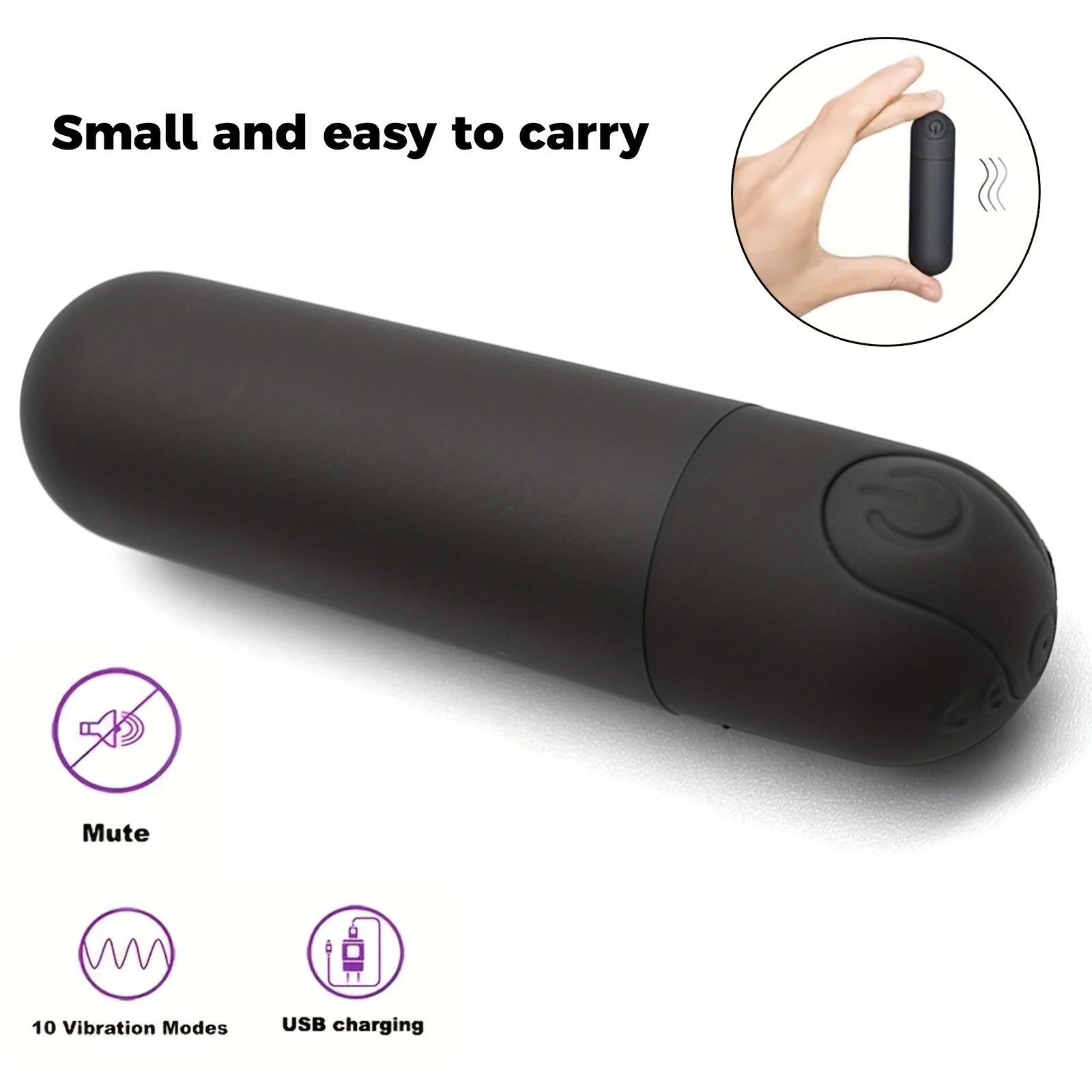 Juguete de huevo vibrador para mujer con vibraciones fuertes y bajos profundos