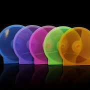 Reusable Plastic CD Holder Pack of Semi-Circular Cases for CDs and DVDs
