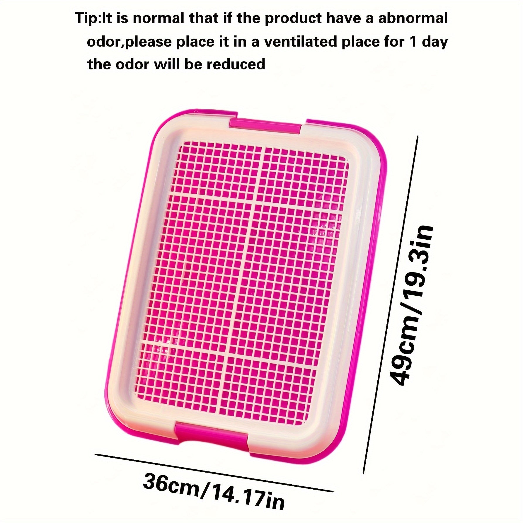 Small Dog Toilet Plastic Anti-Skid Easy to Clean for Teddy Dogs