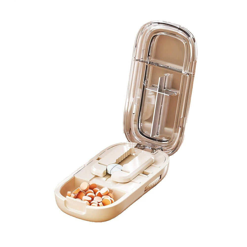 Pill Cutter for Small Micro Pills Adjustable with Centering Device Portable