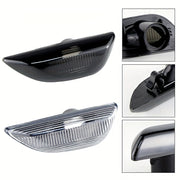 2 шт. автомобильных крышек корпуса фар без ламп для внедорожников, черный цвет, подходит для моделей